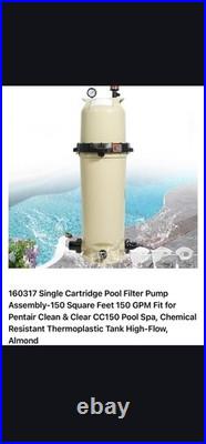 Pentair Clean & Clear Cartridge Filters, Cartridge, 150 sq. Ft, 15.5 Diam, 150