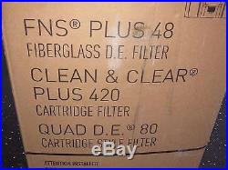 Pentair FNS Plus 48 DE Swimming Pool Filter 180008 with chipped base. Spa