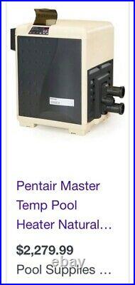 Pentair MASTERTEMP pool and spa heater