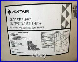 Pentair pool filter. 4000 series, DE filter