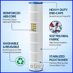 Pleatco PA137 Pool Filter Cartridges (4-Pack) Fits CX1380-RE, FC-1297, C-7490