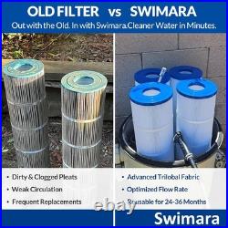 Pleatco PA137 Pool Filter Cartridges (4-Pack) Fits CX1380-RE, FC-1297, C-7490