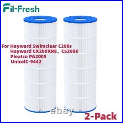 Pleatco PA200S Pool Filter for Hayward SwimClear C200S CX200XRE 1/2-Pack US