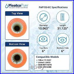 Pleatco PAP150-EC Pool Filter Cartridge Replacement for Unicel C-9415, Filbur