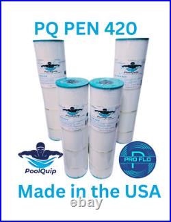 PoolQuip PQ PEN 420 Cartridge 4pk for Pentair Clean & Clear 420 and WaterWay 425 PoolQuip PQ PEN 420 Cartridge 4pk for Pentair Clean & Clear 420 and WaterWay 425