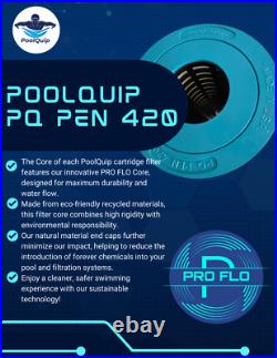 PoolQuip PQ PEN 420 Cartridge 4pk for Pentair Clean & Clear 420 and WaterWay 425 PoolQuip PQ PEN 420 Cartridge 4pk for Pentair Clean & Clear 420 and WaterWay 425
