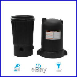 Pool Filter 200sq. Ft Pool Cartridge Filter In-Ground Easy Clean Filter with Tank