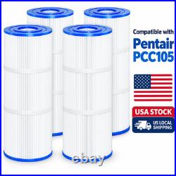 Pool Filter 4-Pack, Fits Pentair Clean & Clear Plus 420, Replaces PCC105