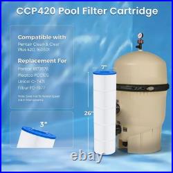 Pool Filter Cartridge Replacement 420 sq ft 4-Pack for Inground Pools