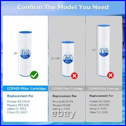 Pool Filter Cartridge Replacement 420 sq ft 4-Pack for Inground Pools