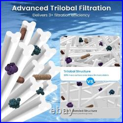 Pool Filter Cartridge Replacement 420 sq ft 4-Pack for Inground Pools