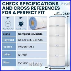 Pool Filter Cartridge Replacement PA100N Unicel C7487 Hayward CX870RE (4Pack) Pool Filter Cartridge Replacement PA100N Unicel C7487 Hayward CX870RE (4Pack)