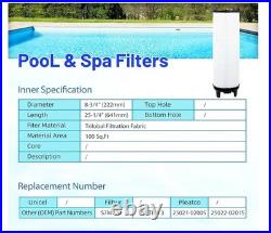 Pool Filter Cartridge Set for Sta-Rite S7M120-Replaces 25021-0200S & 25022-0201S