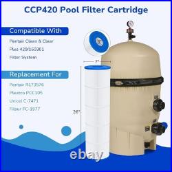 Pool Filter Cartridges 4-Pack CCP420 Replaces PCC105 178584 for Pentair Pool Filter Cartridges 4-Pack CCP420 Replaces PCC105 178584 for Pentair