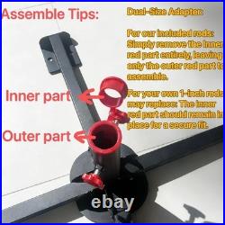 Pool Filter Cleaner Stand Tool Heavy-Duty Steel