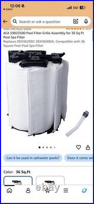 Pool Filter Grille Assembly for 36 Sq Ft Spa Filter DEX3620DC