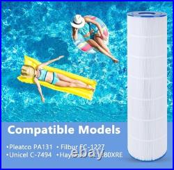 Pool Filter -PLF131A, Pleatco PA131-PAK4, Hayward CX1280XRE, C5020/494 4 Pack