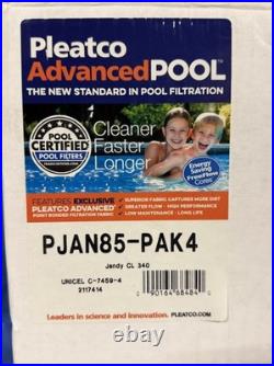 Pool Filter Pleatco PJAN85-PAK4 Replacement Filter Cartridge 4 Pack