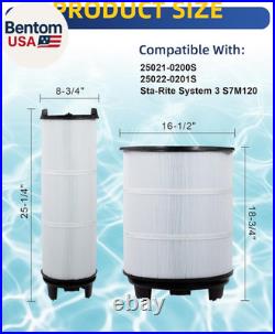 Pool Filters Cartridge Inner and Outer Set Replaces Sta-Rite 25021-0200S & 25022