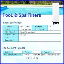 Pool Filters Cartridge Inner and Outer Set Replaces Sta-Rite 25021-0200s & 25 Pool Filters Cartridge Inner and Outer Set Replaces Sta-Rite 25021-0200s & 25
