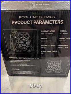 Pool Line Blower for Winterizing Powerful 3.0 HP, 120 Volt Pool Air Blower t Pool Line Blower for Winterizing Powerful 3.0 HP, 120 Volt Pool Air Blower t