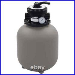 Pool Pumps Sand Filter with 4 Position Valve Gray 1.4 Pool Filter Spa Filter