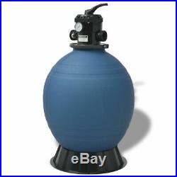 Pool Sand Filter 22 inch Round Blue