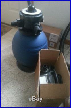 Pool sand filter 3/4 motor