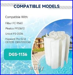 Poolpure FS-2006 72Sq. Ft DE Grid Pool Filter Set Replace Unicel FS-2006 PFS3672 Poolpure FS-2006 72Sq. Ft DE Grid Pool Filter Set Replace Unicel FS-2006 PFS3672