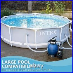 Portable 10,000 Gallon Sand Filter Pump with Low Noise for Pool Maintenance Portable 10,000 Gallon Sand Filter Pump with Low Noise for Pool Maintenance