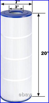 Premium Easy-Clean Pool Filter 20 Inch, 480 sq. Ft. Filtration Area, 4 Pack Premium Easy-Clean Pool Filter 20 Inch, 480 sq. Ft. Filtration Area, 4 Pack