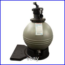 Proline 19 Above Ground Swimming Pool Sand Filter with Hoses, Fittings & Base