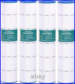 PureLumi CCP520 Pool Filter Cartridges Pleatco PCC130 Unicel C-7472 4 PACK