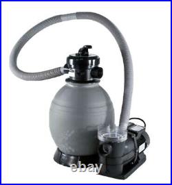 QuickShip Deluxe 18in Above Ground Sand Filter System with 1 HP Pump Fast Shipping