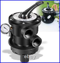 Hayward Pool Filters Multiport Valve - For Above Ground Pool Sand Filters With 1.5 Inch Plumbing Hayward SP0714T Replacement