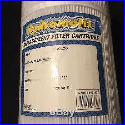 Replacement Cartridge for Hydro Hydromatic Pool Water Filter 90 or 120 Sq Ft