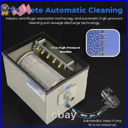 Rotary Drum Filter-3000GPH Canister Filter AC110-240V RDF Fully Automatic