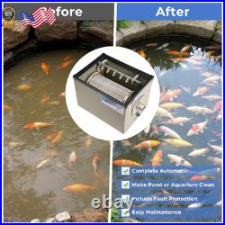 Rotary Drum Filter-3000GPH Canister Filter AC110-240V RDF Fully Automatic