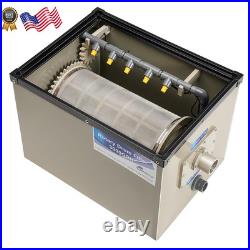 Rotary Drum Filter-3000GPH Canister Filter AC110-240V RDF Fully Automatic