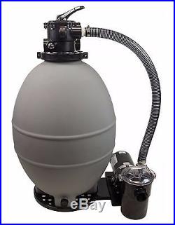 Rx Clear 24 Patriot Above Ground Swimming Pool Sand Filter system with 2 HP Pump