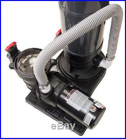 Rx Clear Above-Ground Radiant Cartridge Filter System-PRC120 with 1 HP Pump