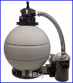 Rx Clear Patriot 22 Above Ground Swimming Pool Sand Filter system with with Pump