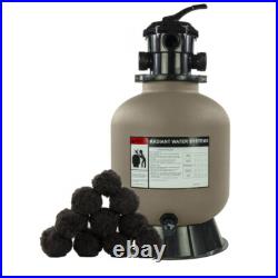 Rx Clear Radiant Sand Filter with Black Luster Balls (Various Sizes) Rx Clear Radiant Sand Filter with Black Luster Balls (Various Sizes)
