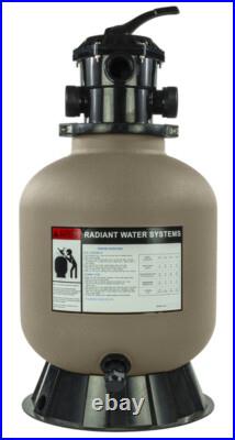 Rx Clear Radiant Sand Filter with Black Luster Balls (Various Sizes) Rx Clear Radiant Sand Filter with Black Luster Balls (Various Sizes)