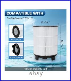 S7M120 Pool Filter Cartridges 170145 Replacement for sta-rite System 3 S7M120 Pool Filter Cartridges 170145 Replacement for sta-rite System 3