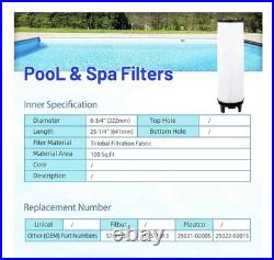 S7M120 System 3 Inner and Outer Cartridge Replacement Filter for Sta-Rite SR300