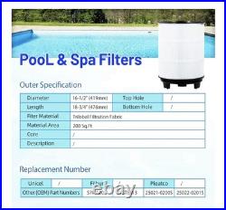 S7M120 System 3 Inner and Outer Cartridge Replacement Filter for Sta-Rite SR300