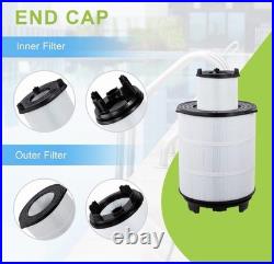 S8M150 Pool Filter Cartridge Set Replaces for 170147 Sta-Rite System 3, 25022-02