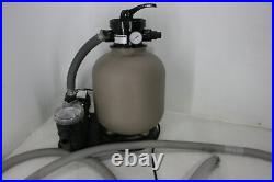 SEE NOTES SWIMLINE 71405 HYDROTOOLS 14 Inch Sand Filter Combo Set W Stand