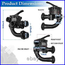 SP0710XR50 Multiport Control Valve for Hayward Pro-Series Vari-Flo 1-1/2 Ports